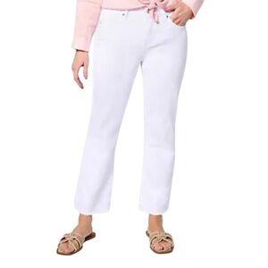 NYDJ - NWT  Marilyn Ankle Jeans in Cool Embrace Denim Optic White Sz 5